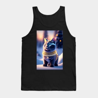 Small Robotic British Shorthair Tank Top